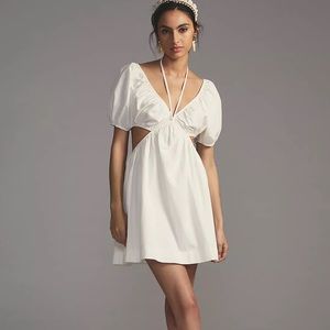 Anthropologie Forever That Girl Cut-Out Mini Dress
